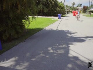 MOFOS- Lucky dude got offered a threesome by two hot teens Michele & Serena