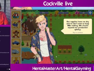 (Gay) Cock on the cob! Cockville #1 W/HentaiGayming