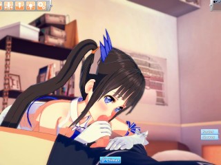 3D Hentaigame - Hestia Mamada y Titsjob