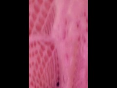 Sexy Blonde Trans Sisdy Girl Fucks Anal In White Lingerie