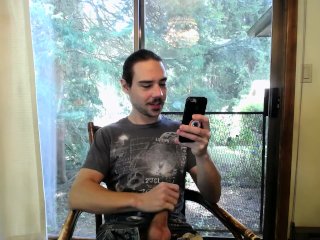 Jacking & Licking His Big Cock - Zack Randall