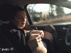 PUBLIC Masturbation in the CAR and OUTSIDE (NorseBaby)
