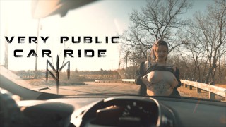 PUBLIC Masturbation in the CAR and OUTSIDE (NorseBaby)