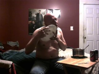 piggy stuffing, belly play, burping