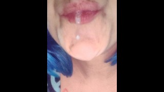 On Live Stream Sexy Smoker Spit Play Big Tits Pop Out