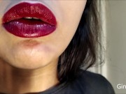 Preview 4 of Strawberry vore, tongue and smoking fetish (Short version)