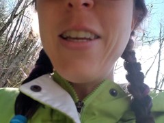 Releasing My Full Bladder Onto The Path