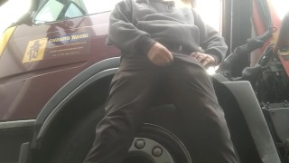 Truck stop Rest area Outdoors bi pissing on wheels Truck fetish 