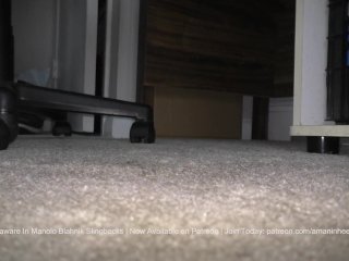 amaninheels  Giant Crossdresser  in MB Slingbacks (teaser)