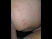 Preview 2 of BBW Latina cum on my fat dick and I shot my hot cum on her ass