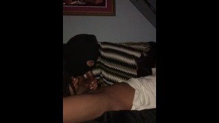 Home invasion!! Sisters friend stole my dick with her mouth