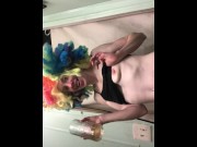 Preview 2 of Clown girl pissing