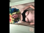 Preview 4 of Clown girl pissing