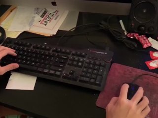 Washing My Hot Fortnite Playing Stepbrother As He Sprays Me Down!