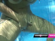 Babestation Pornstar Leah Jaye Shows you her Pussy in the Pool ...