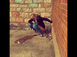 Kara Pissing & Squirting in Public then gets Kirk to Fuck Her & Get Busted