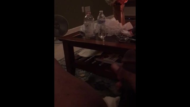Talking to you while I stroke this fat dick
