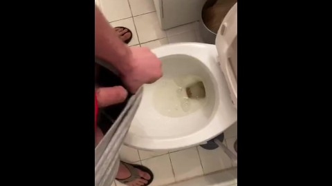 Asher Devin Bored at Home Takes a Piss for You to Watch
