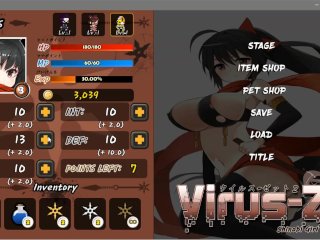 Virus ZZ [Cute Couple Gaming] EP.2 Rammed by Minotaur's monster cock