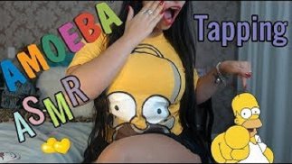 SFW [ASMR] Звуки рта, постукивание, СЛИЗЬ ( Asmr Amoeba ) 