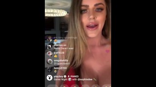 PlayBoy x " Sophie Dee " pornstar " en vivo