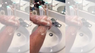 Opa moet zijn phalanges gaan wassen