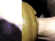 Preview 3 of Whore Hole + Cum Pole = Cum Hole: Fleshlight internal camera.