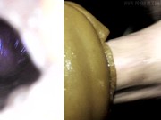 Preview 4 of Whore Hole + Cum Pole = Cum Hole: Fleshlight internal camera.