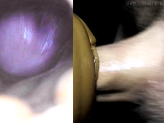 Whore Hole + Cum Pole = Cum Hole: Fleshlight internal camera.