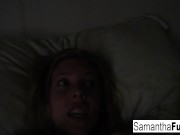Preview 2 of Big Tittied Samantha Saint Home Movie-Morning Fun!