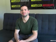 Preview 2 of NextDoorCasting - Julian Brady's First Time Bottom!