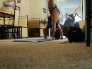 Preview 4 of Quarrentined Goddess Avalon Jane Does Yoga and Ignores you Pathetic Losers