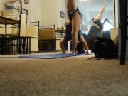 Preview 5 of Quarrentined Goddess Avalon Jane Does Yoga and Ignores you Pathetic Losers