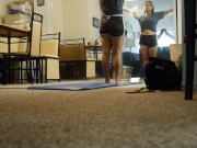 Preview 6 of Quarrentined Goddess Avalon Jane Does Yoga and Ignores you Pathetic Losers