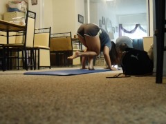 Quarrentined Goddess Avalon Jane Does Yoga and Ignores you Pathetic Losers