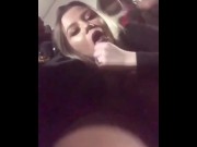 Preview 4 of SnowBunny Sucking Dick After The Club