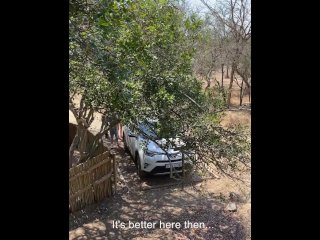 Double blowjob in public shower in South Africa - MySexMobile screenshot number 1