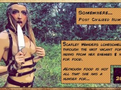 SecretCrush - Babe Craving Cock Dominates Tied Up Hunter During Apocalypse - Screenshot 1 of 16 - Femdom