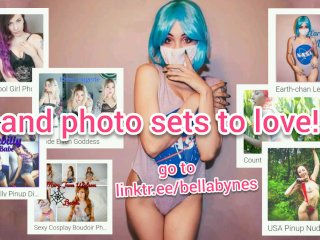 Nude Cosplay Pinup Model Bella's Clips & Photo Set Preview 