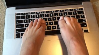 Sexy FEET typing AMSR