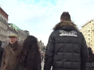 HUNT4K. Hunter rencontre une jolie fille à Prague et la baise