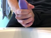 Preview 3 of Using vibrator for no touch cumshot