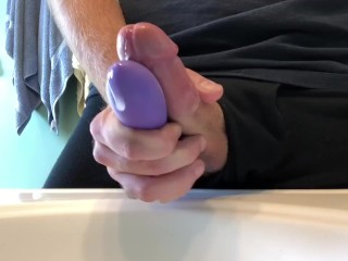 Using Vibrator for no Touch Cumshot