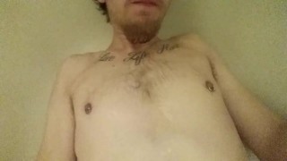 Pissing and Cumming on myself 