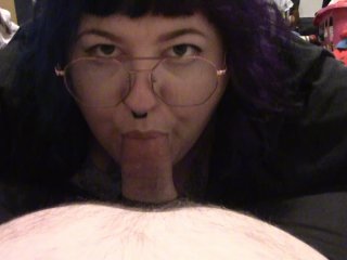 Sucking and Swallowing my boyfriend's cum