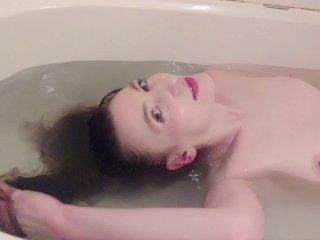 milf long hair, bathtub, bathtub fetish, gypsy dolores