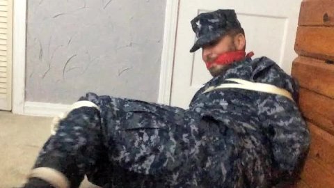 Sailor Ties Himself up