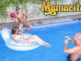 Chicas Loca - Russian Teen Stacy Snake Pool Party Threesome - MAMACITAZ