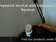 Poyostick Vertical used with a Venus 2000 Masturbation Machine Hands Free