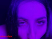 Preview 3 of Kaitlyn Katsaros Late Night Multi-Colored POV Blowjob